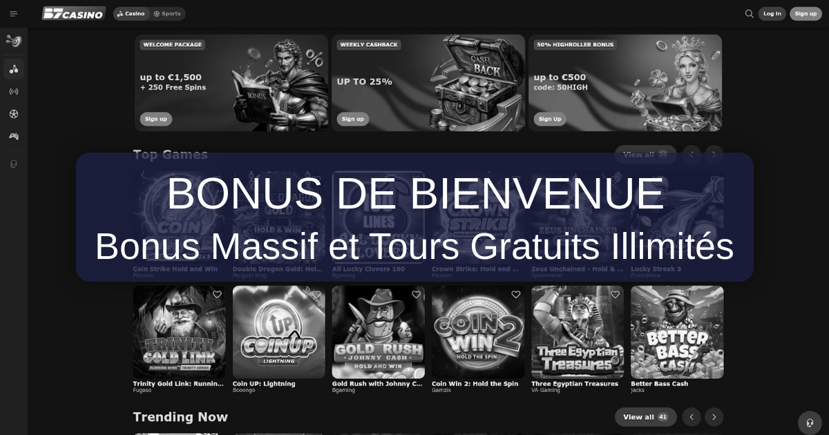 B7 Casino France - Casino en ligne officiel
