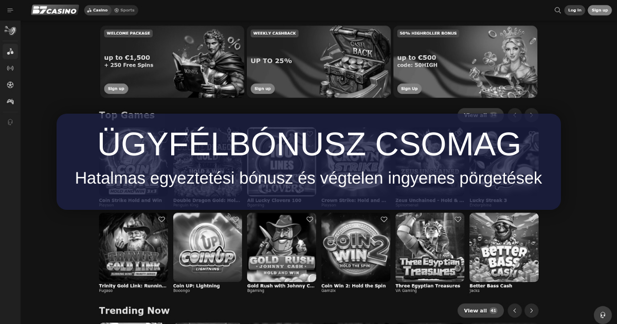 B7 Casino Magyarország - Hivatalos online kaszinó
